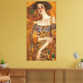 Toile Klimt Adele Bloch-Bauer peinture en mosaïque or Ca (Insitu(Salon))