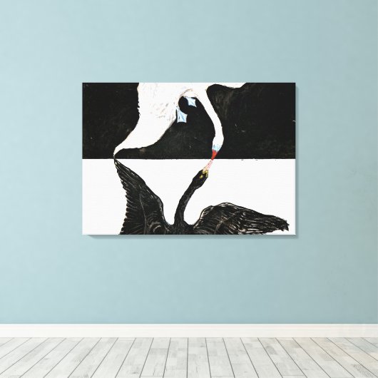 Toile Klint - Le Cygne, No. 01, Groupe 1X SUN (Insitu (Plancher de Bois))