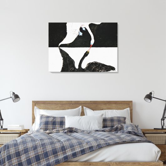 Toile Klint - Le Cygne, No. 01, Groupe 1X SUN (Insitu(Chambre))