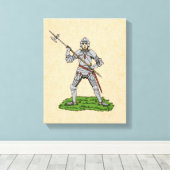Toile Knight anglais du XVe siècle (Insitu (Plancher de Bois))