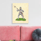 Toile Knight anglais du XVe siècle (Insitu(Salon))