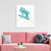 Toile Koala avec bébé (Insitu(Salon))