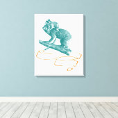 Toile Koala avec bébé (Insitu (Plancher de Bois))