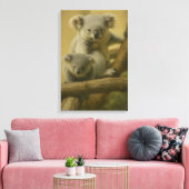 Toile Koala Companions - Tender Wildlife Art Print (Insitu(Salon))