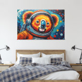 TOILE KOALA DANS L'ESPACE (Insitu(Chambre))