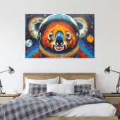 TOILE KOALA DANS L'ESPACE-2 (Insitu(Chambre))