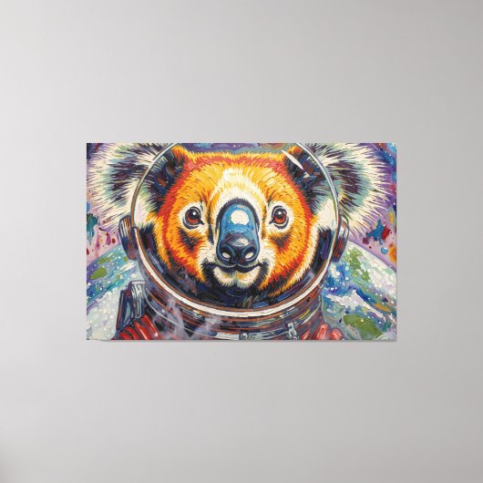 TOILE KOALA DANS L'ESPACE-4 (Recto)