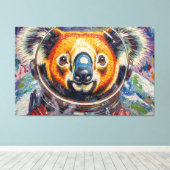 TOILE KOALA DANS L'ESPACE-4 (Insitu (Plancher de Bois))