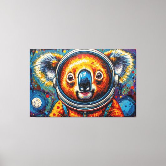 TOILE KOALA DANS L'ESPACE-5 (Recto)