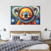 TOILE KOALA DANS L'ESPACE-5 (Insitu(Chambre))