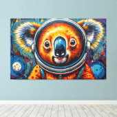 TOILE KOALA DANS L'ESPACE-5 (Insitu (Plancher de Bois))