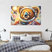 TOILE KOALA DANS L'ESPACE-7 (Insitu(Chambre))