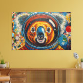 TOILE KOALA DANS L'ESPACE-8 (Insitu(Salon))