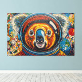 TOILE KOALA DANS L'ESPACE-8 (Insitu (Plancher de Bois))