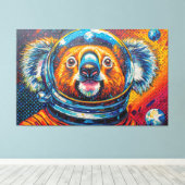 TOILE KOALA IN SPACE-6 (Insitu (Plancher de Bois))