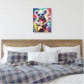 Toile Koala jouant de la guitare, du graffiti (Insitu(Chambre))