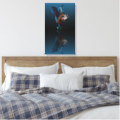 Toile Kokopelli Blues Music 14"x24" (Insitu(Chambre))