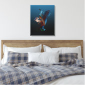 Toile Kokopelli Blues Music 28,5 pouces x 28,5 pouces (Insitu(Chambre))