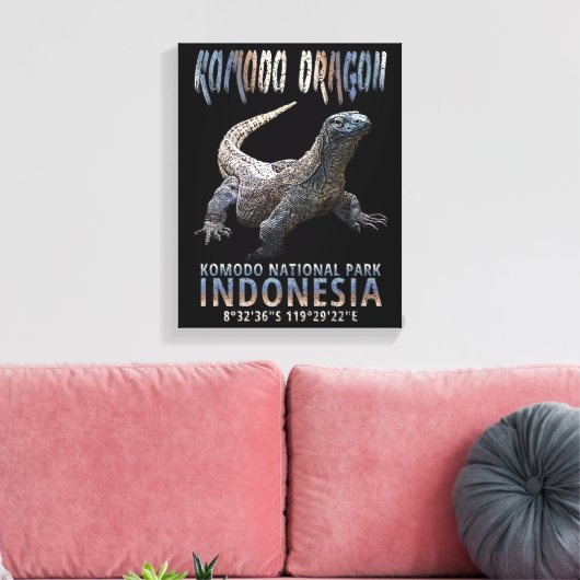 Toile Komodo Dragon (Insitu(Salon))