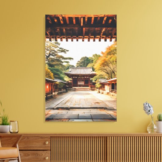Toile Komorebi - Le Temple Ensoleillé (Insitu(Salon))