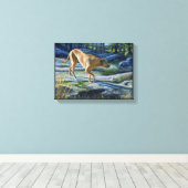 Toile "Kona sur le sentier Granite" (Insitu (Plancher de Bois))