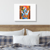 TOILE KRISHNA AVEC LA FLUTE (Insitu(Chambre))