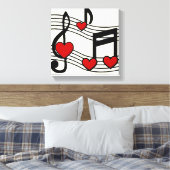 Toile KRW I Love Rock n Roll (Insitu(Chambre))