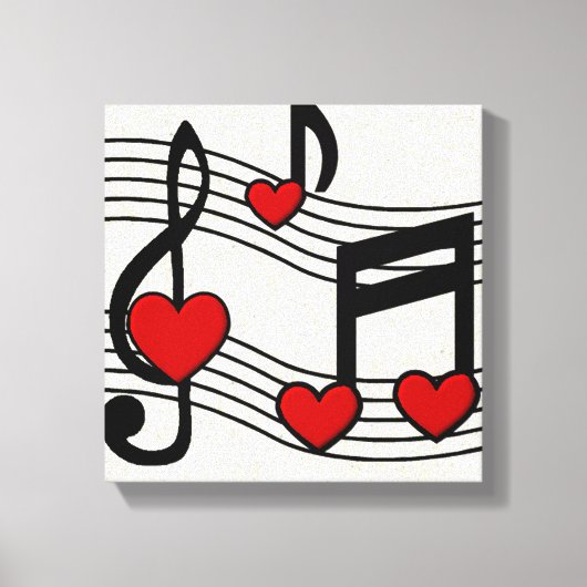 Toile KRW I Love Rock n Roll (Recto)