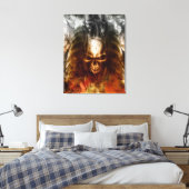 Toile KRW Smoldering Skull Wrapped Canvas Art (Insitu(Chambre))