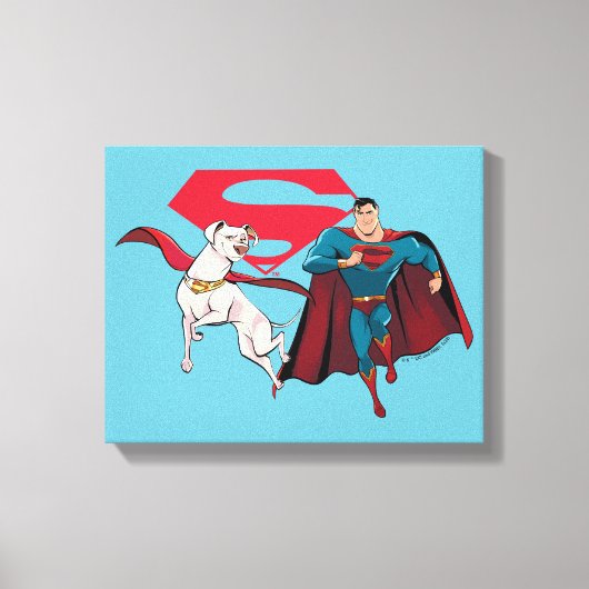 Toile Krypto et Superman (Recto)
