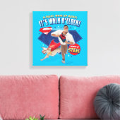 Toile Krypto & Superman - C'est Walk O'Clock ! (Insitu(Salon))