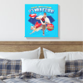 Toile Krypto & Superman - C'est Walk O'Clock ! (Insitu(Chambre))
