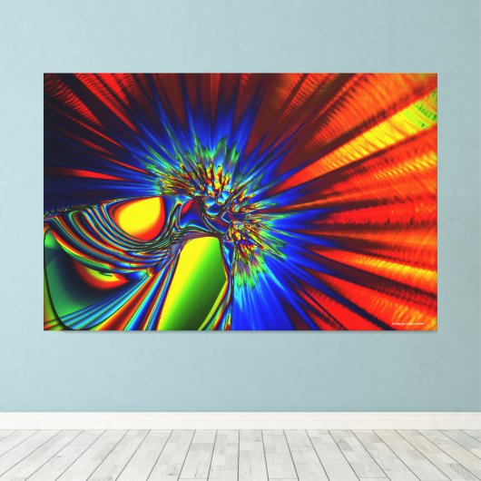 Toile Kryptonite (Insitu (Plancher de Bois))