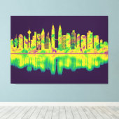 Toile Kuala Lumpur Malaisie Skyline (Insitu (Plancher de Bois))