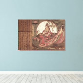 Toile Kuan-yin, déesse de la compassion (Insitu (Plancher de Bois))