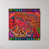 Toile Kuna Indian Friendly Dragon (Recto)