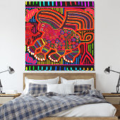 Toile Kuna Indian Friendly Dragon (Insitu(Chambre))