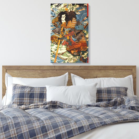 Toile Kuniyoshi Samurai Canvas (Insitu(Chambre))