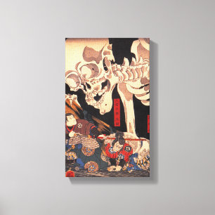 Toile Kuniyoshi Skeleton Canvas Imprimer