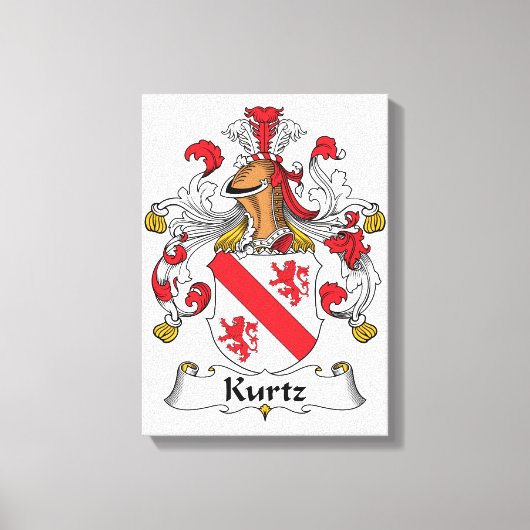 Toile Kurtz Family Crest (Recto)