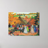 Toile Kustodiev - Fête villageoise, (Recto)