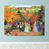 Toile Kustodiev - Fête villageoise, (Insitu (Plancher de Bois))