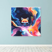 Toile "L’Esprit d’Aurora" (Insitu (Plancher de Bois))