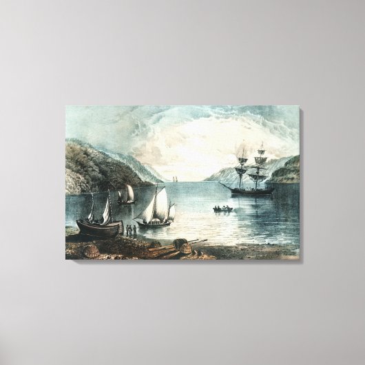 Toile La baie d'Annapolis, vers 1880 (Recto)