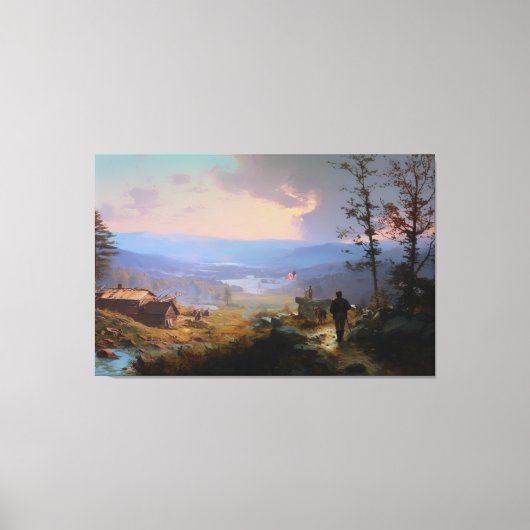 Toile La Bannière et la Vallée (Recto)