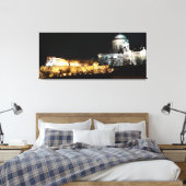 Toile La basilique Esztergom s'est illuminée pour Noël. (Insitu(Chambre))