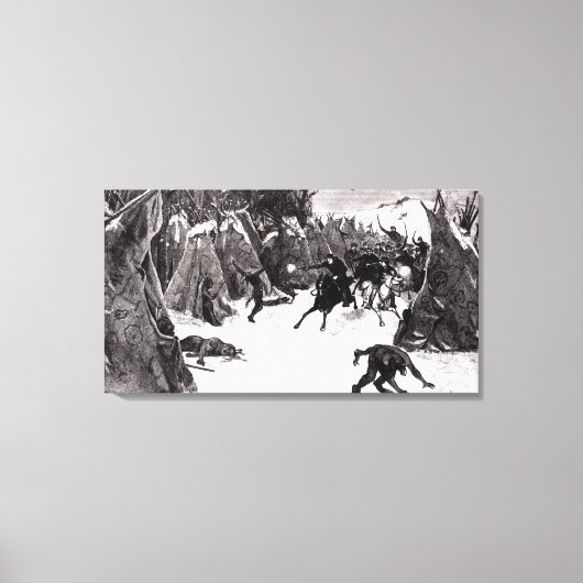 Toile La bataille de la Washita (Recto)