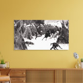 Toile La bataille de la Washita (Insitu(Salon))