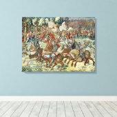 Toile La bataille de Pavie. L'Avance de Charles V (Insitu (Plancher de Bois))