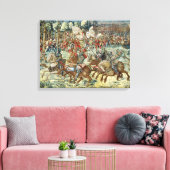Toile La bataille de Pavie. L'Avance de Charles V (Insitu(Salon))